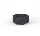 Wooden flowerpot IV black