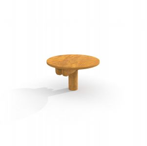 Wooden Table for Children ⌀ 80 cm 