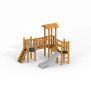 Miniaturka Fortress II playhouse with a slide Uvala (2)